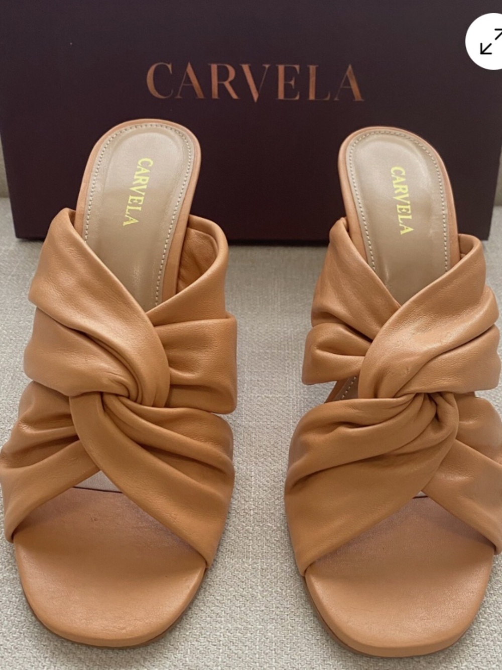 Carvela Guava Mules Eur 39 NIB
